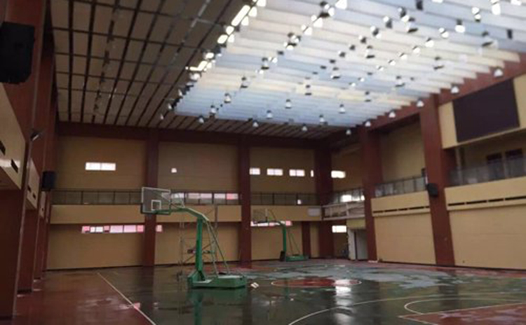 重慶中學(xué)體育館吸音板工程