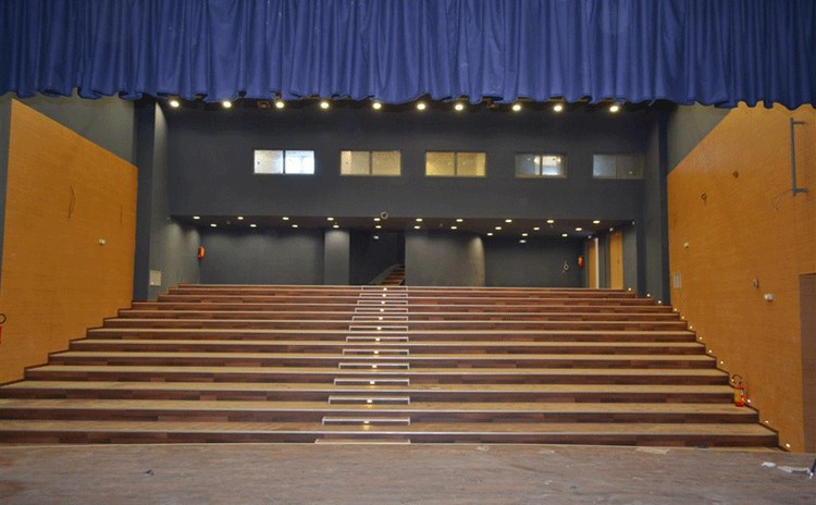 河南濮陽文化中心槽木吸音板聲學工程